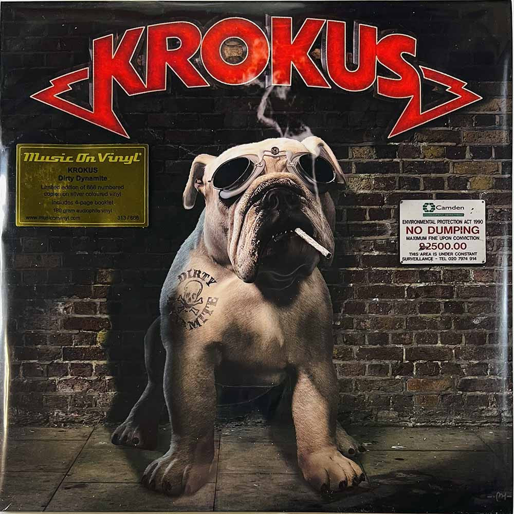 Krokus LP Dirty Dynamite,  silver vinyl 2LP  vinyyli LP