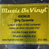 Krokus LP Dirty Dynamite,  silver vinyl 2LP  vinyyli LP