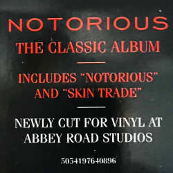 Duran Duran LP Notorious  vinyyli LP
