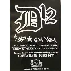 D 12: Devil’s Night: Promojuliste kaksipuoleinen 50cm x 69cm - Begagnat Poster