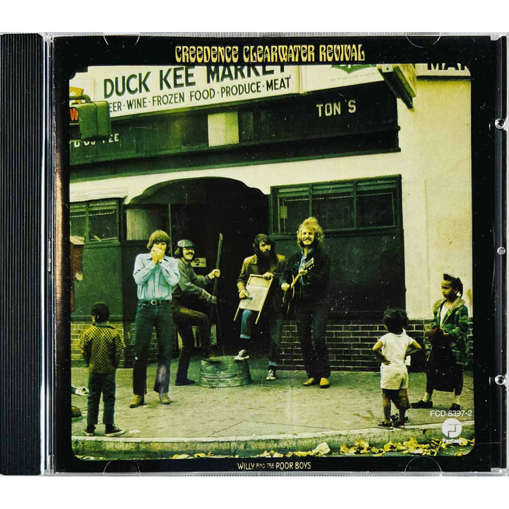 Creedence Clearwater Revival CD Willy and the poor boys  kansi EX levy EX Käytetty CD