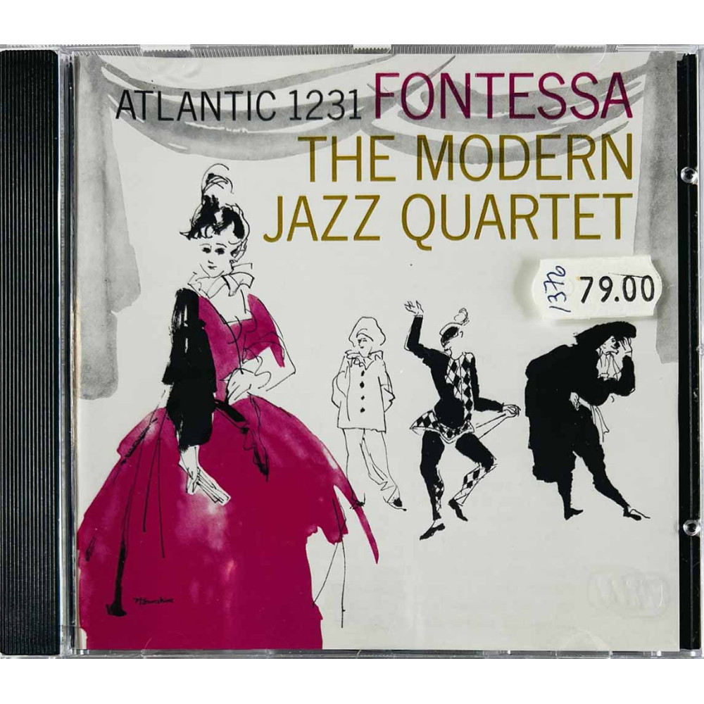 Modern Jazz Quartet CD Fontessa  kansi EX levy EX Käytetty CD
