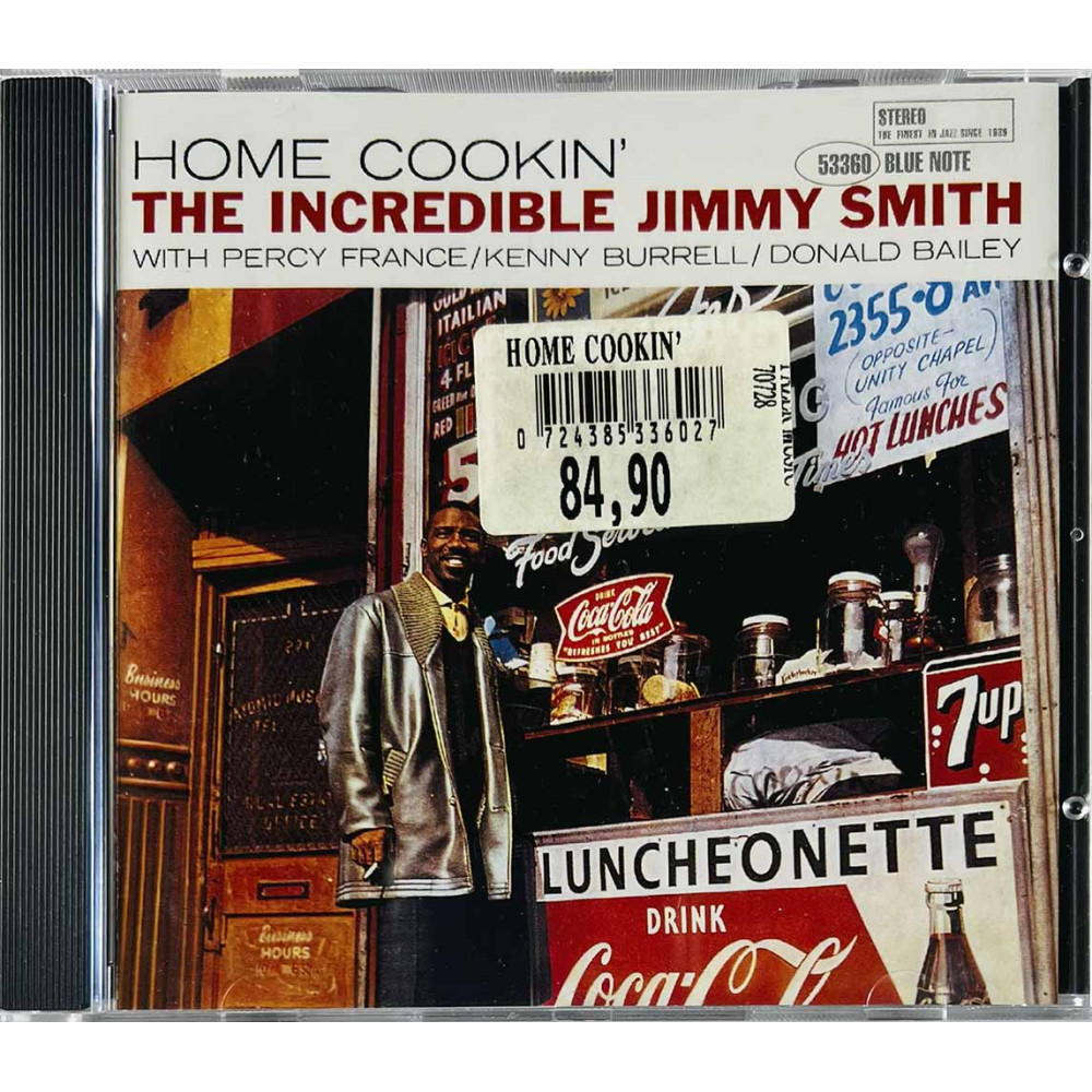 Smith Jimmy CD Home Cookin'  kansi EX levy VG+ Käytetty CD