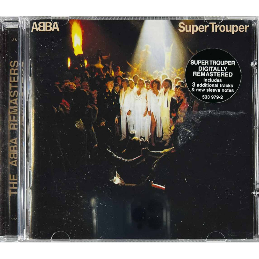 Abba CD Super Trouper  kansi EX levy EX- Käytetty CD