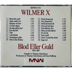 Wilmer X CD Blod Eller Guld 1982-1987  kansi EX levy EX- Käytetty CD