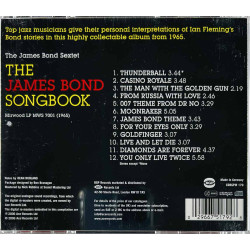 James Bond Sextet CD The James Bond Songbook  kansi EX levy EX Käytetty CD