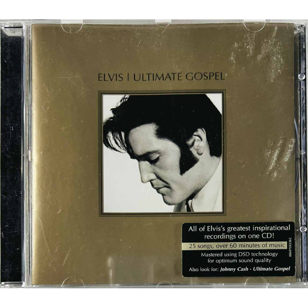Elvis CD Ultimate Gospel  kansi EX- levy EX- Käytetty CD