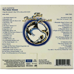 Camel CD The Snow Goose 2CD  kansi EX levy EX Käytetty CD