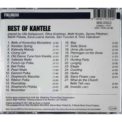 Martti Pokela, Ulla Katajavuori, Matti Kontio CD Best of Kantele  kansi EX levy EX Käytetty CD