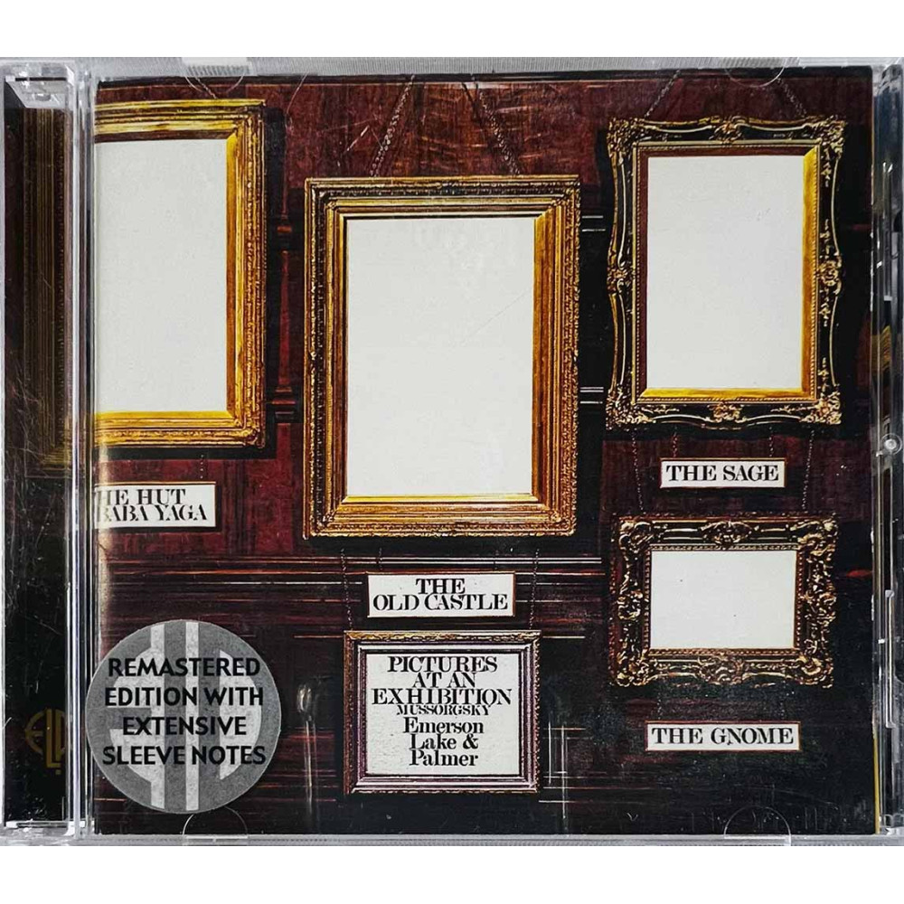 Emerson Lake & Palmer CD Pictures at an Exhibition  kansi EX levy EX Käytetty CD