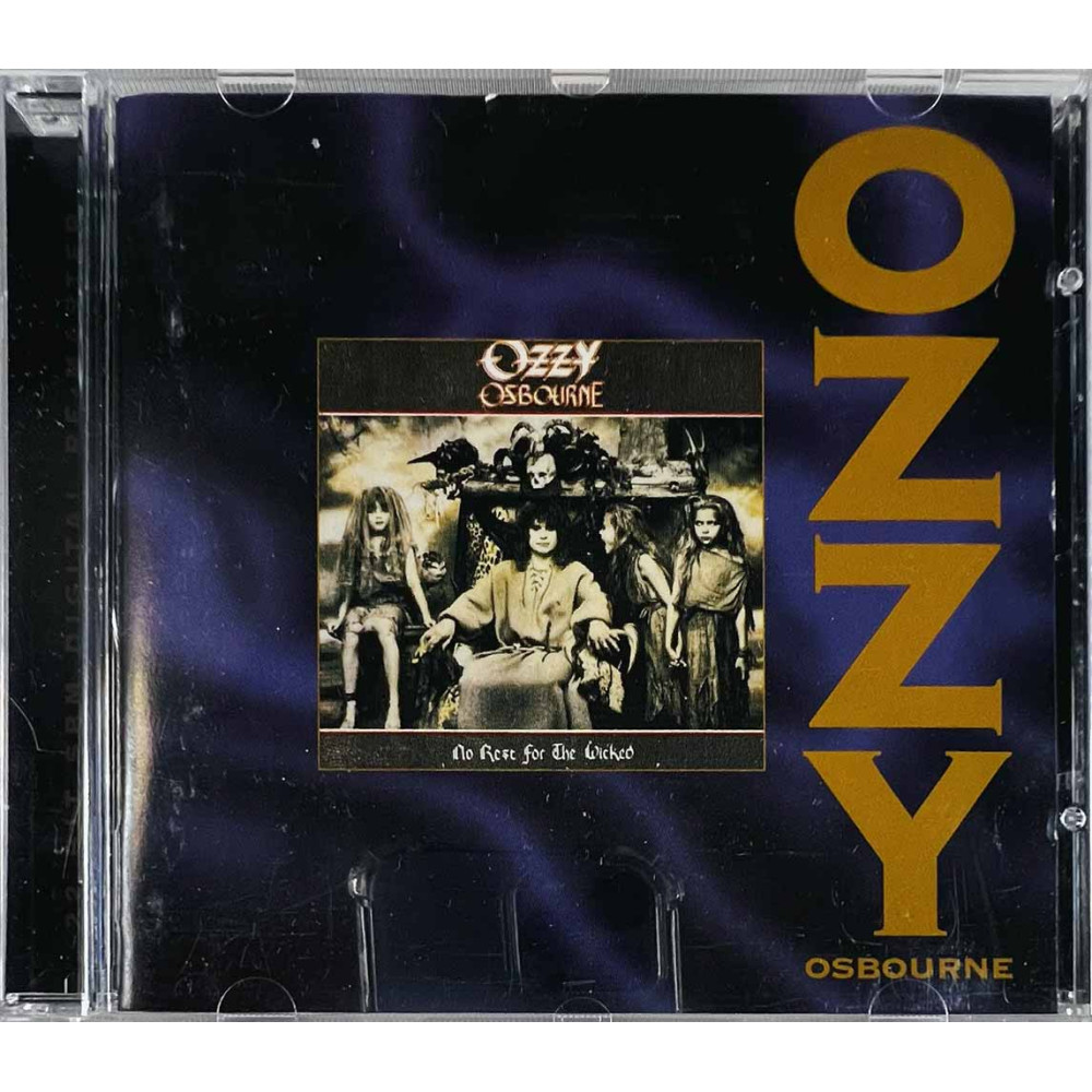 Osbourne Ozzy CD No rest for the wicked  kansi EX levy EX Käytetty CD