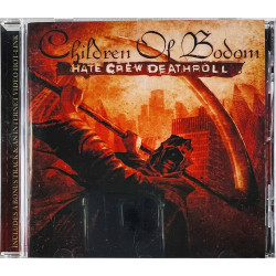 Children Of Bodom CD Hate Crew Deathroll  kansi EX levy VG+ Käytetty CD