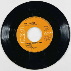 Hullujussi Käytetty 7” ei kuvakantta Suklaasydän / Harva meistä on rautaa  kansi Ei kuvakantta levy VG+ käytetty vinyylisingle