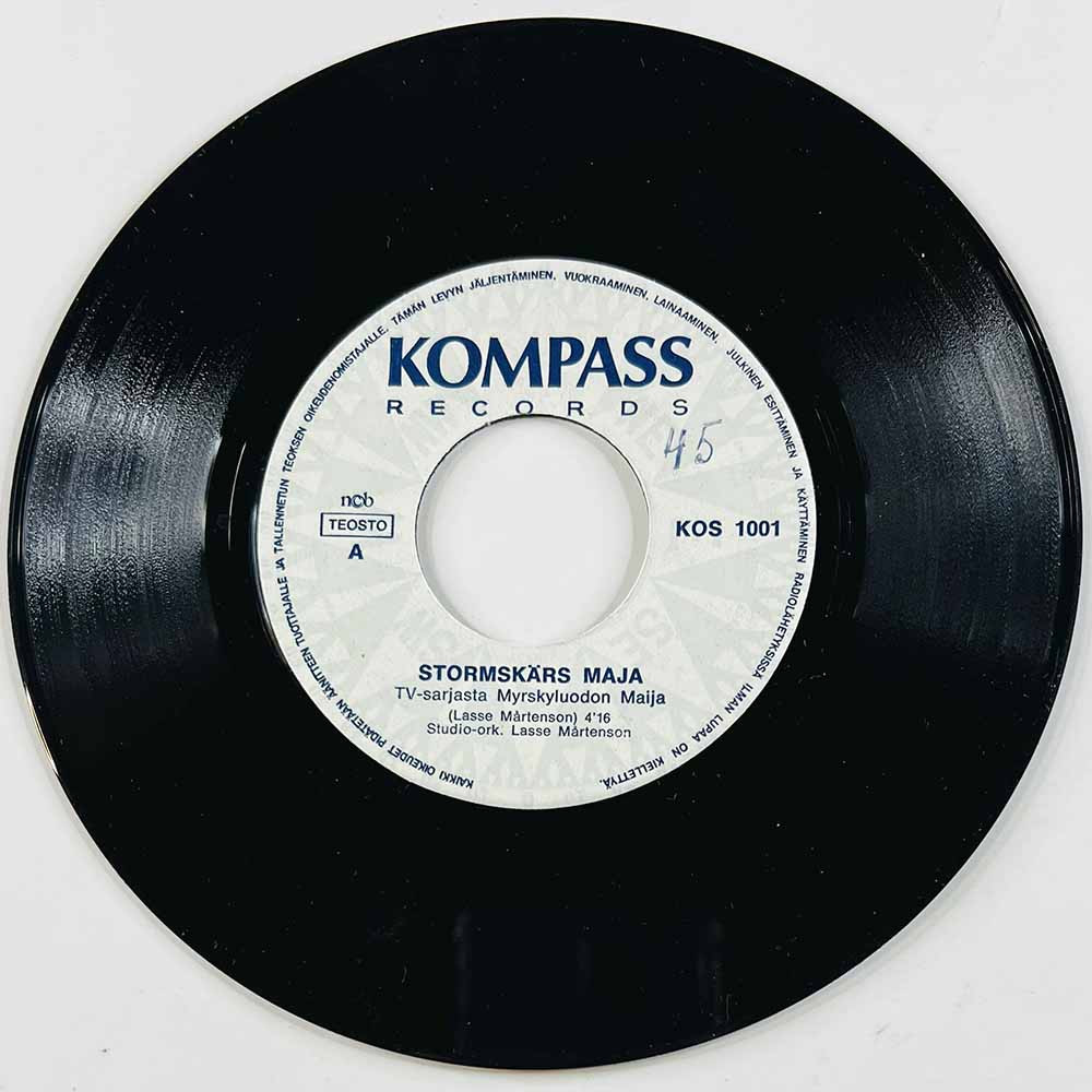 Mårtenson Lasse Käytetty 7” ei kuvakantta Stormskärs Maja / Prästkragen  kansi Ei kuvakantta levy EX- käytetty vinyylisingle