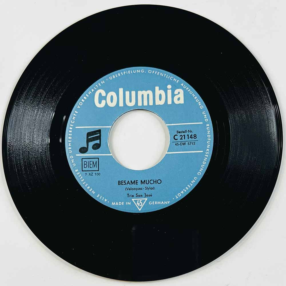 Trio San Jose 1959 C 21 148 Maria-La-O / Besame Mucho begagnad singelskiva