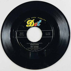 Boone Pat Käytetty 7” ei kuvakantta Don't Forbid Me / Anastasia  kansi Ei kuvakantta levy VG käytetty vinyylisingle