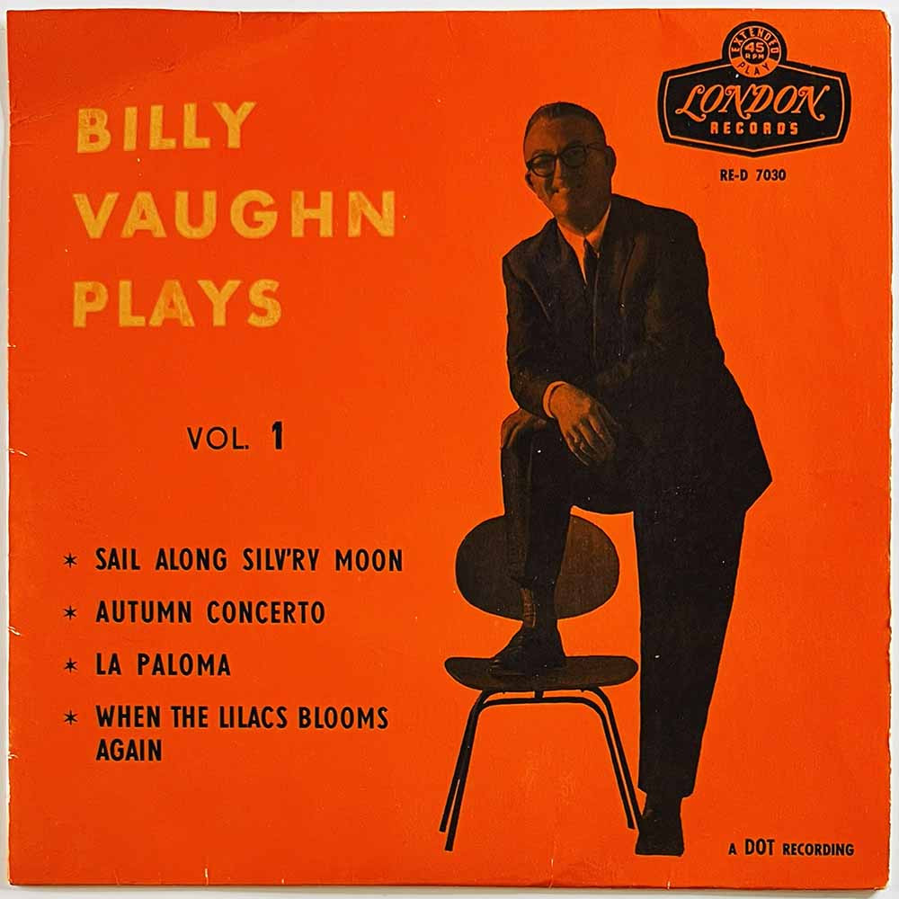 Vaughn Billy 1958 RE-D 7030 Billy Vaughn plays vol.1 EP begagnad singelskiva