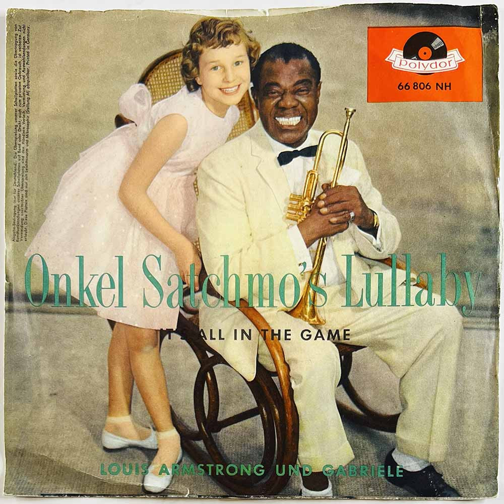 Louis Armstrong und Gabriele 1959 66 806 NH Onkel Satchmo's Lullaby begagnad singelskiva
