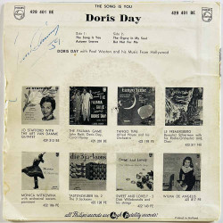 Day Doris käytetty 7” kuvakannella The song is you EP  kansi VG levy VG käytetty vinyylisingle PS