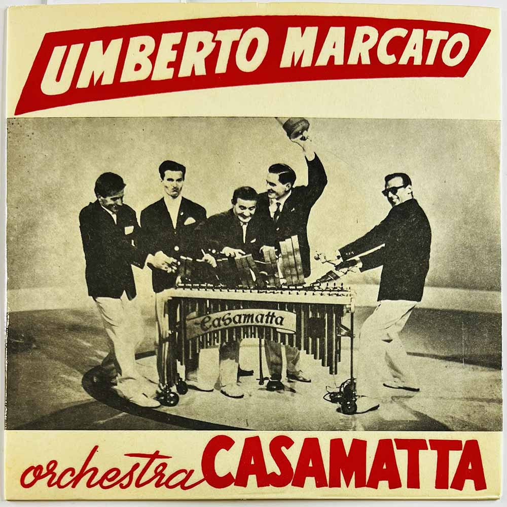 Marcato Umberto käytetty 7” kuvakannella Lazzarella, Chella ‘Lla / Ghitarra e mandolino  kansi EX- levy VG käytetty vinyylisingl
