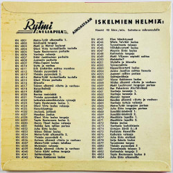 Juha Eirto / ja Metro-Tytöt 1957 RN 4079 Tanssimme tangoa begagnad singelskiva