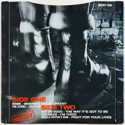 Venom, East End Badoes, Skin Disease 1982 SHH 138 Back on the streets EP begagnad singelskiva