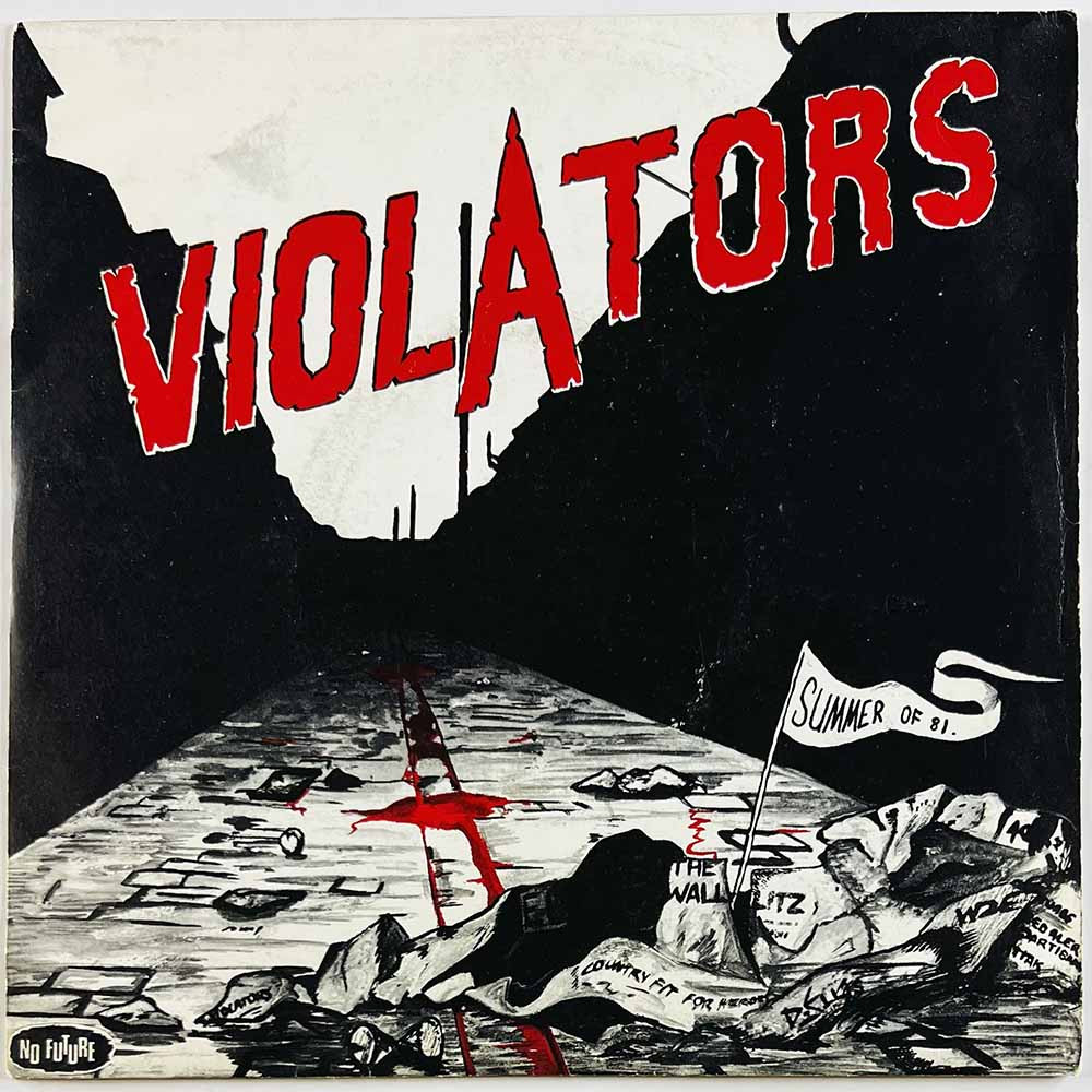 Violators käytetty 7” kuvakannella Summer of ‘81  kansi VG+ levy EX käytetty vinyylisingle PS