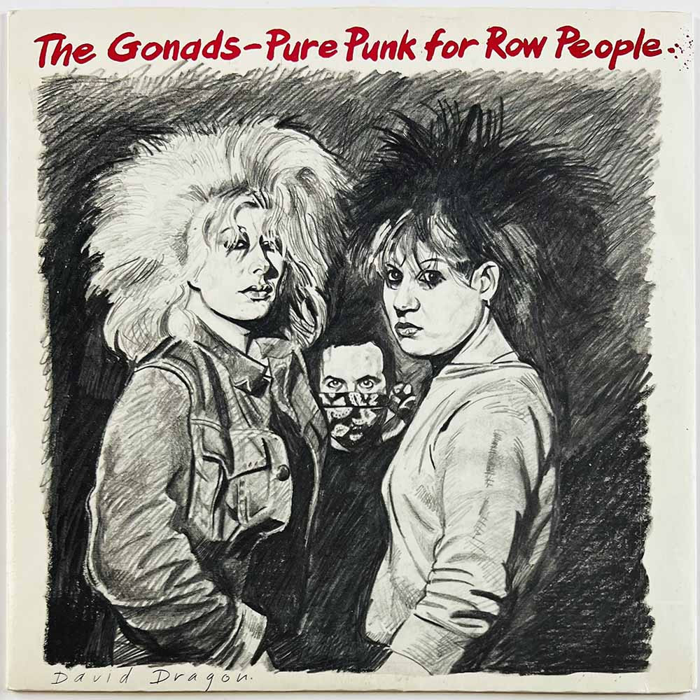 Gonads 1982 SHH 131 Pure Punk for Row People begagnad singelskiva