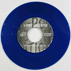 G-Point Generation käytetty 7” kuvakannella This generation is on vacation / True love  kansi EX levy EX käytetty vinyylisingle 