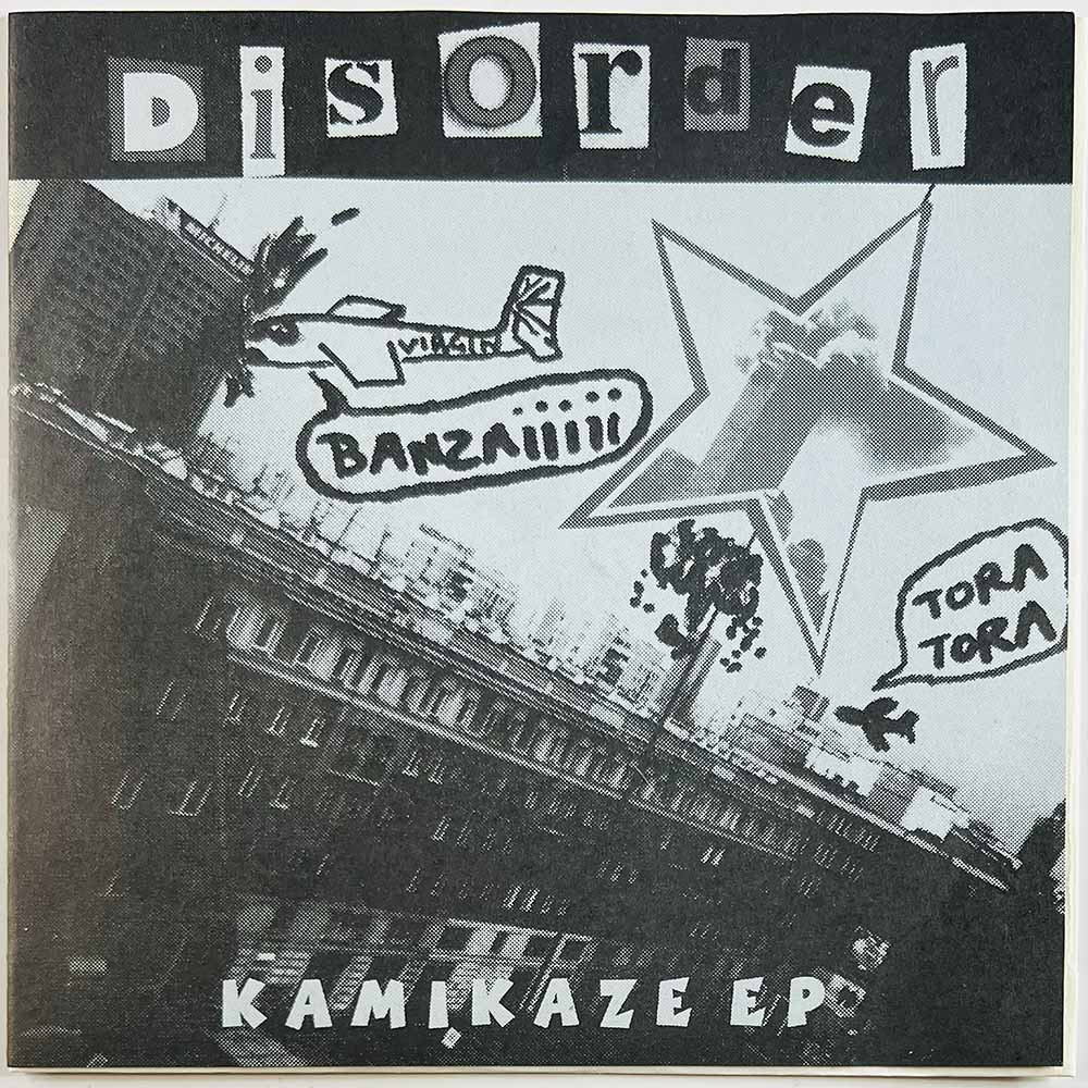 Disorder käytetty 7” kuvakannella Kamikaze EP  kansi EX levy EX käytetty vinyylisingle PS