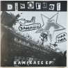 Disorder käytetty 7” kuvakannella Kamikaze EP  kansi EX levy EX käytetty vinyylisingle PS