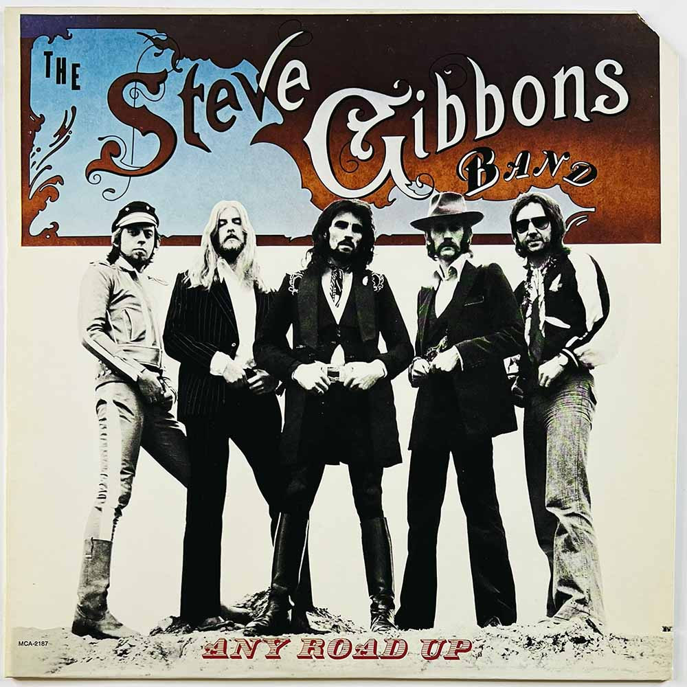 Steve Gibbons Band Käytetty LP Any road up  kansi EX levy EX Käytetty LP