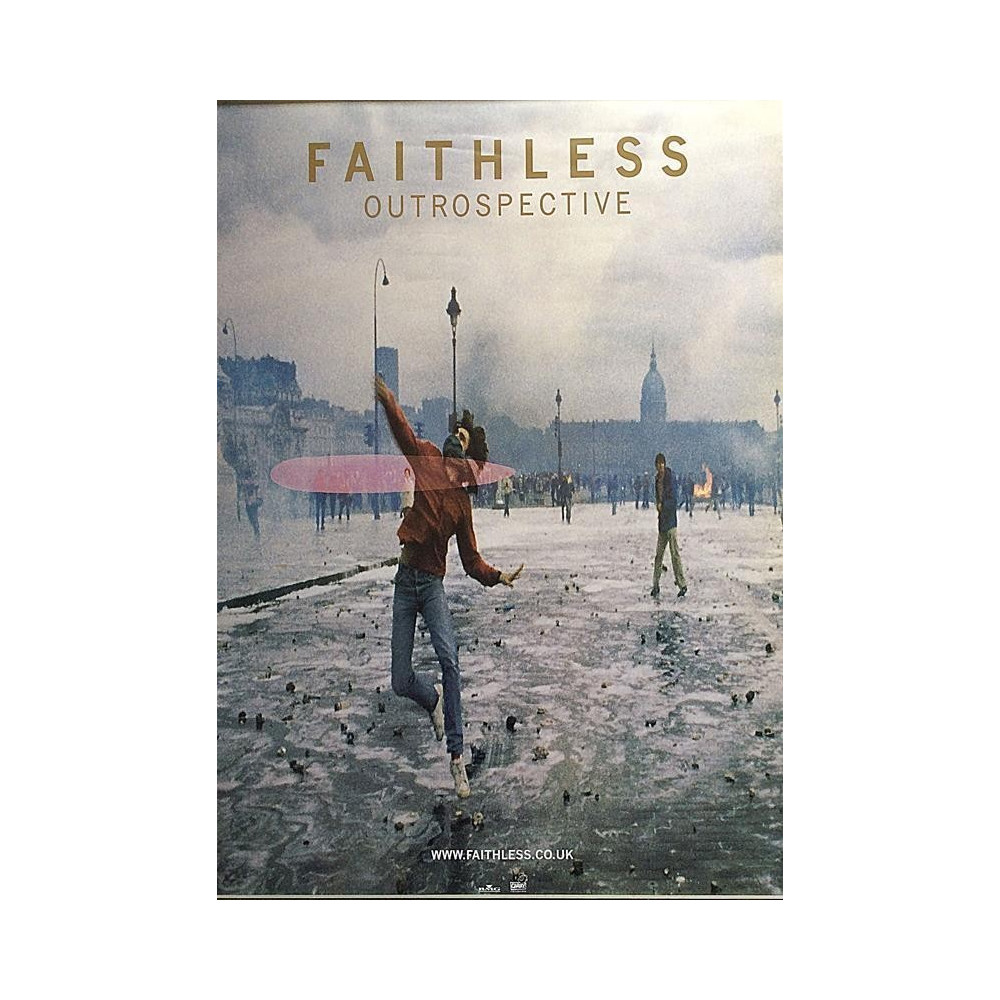 Faithless: Outrospective: Promojuliste 47cm x 67cm - Begagnat Poster