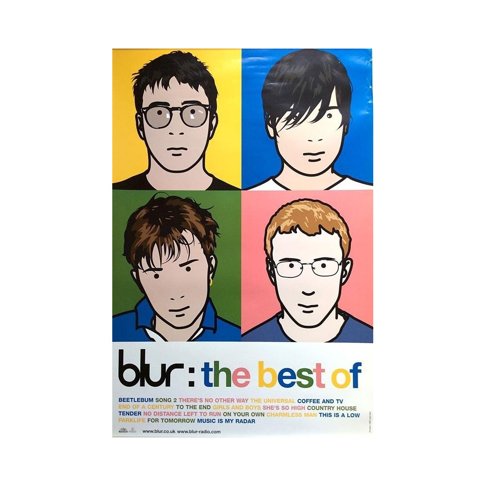 Blur: The Best Of: Promojuliste 50cm x 74cm - Begagnat Poster