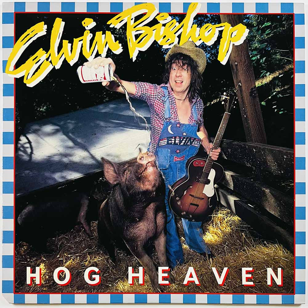 Bishop Elvin Käytetty LP Hog Heaven  kansi EX levy EX Käytetty LP