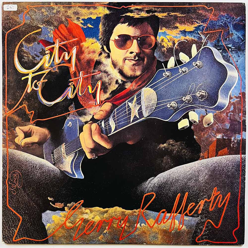 Rafferty Gerry Käytetty LP City to City  kansi EX levy EX Käytetty LP