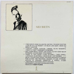 Palmer Robert Käytetty LP Secrets  kansi EX levy EX Käytetty LP