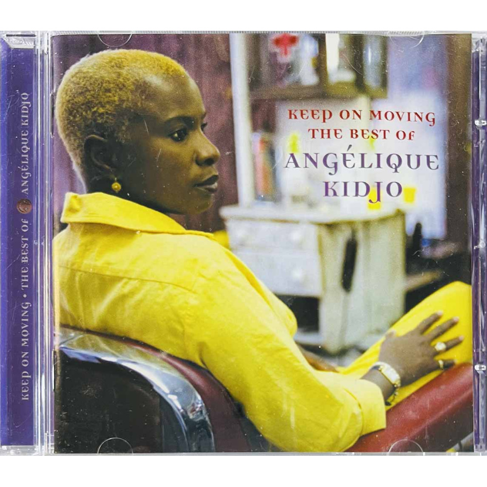 Kidjo Angélique CD Keep on moving • the best of Angélique Kidjo  kansi EX levy EX Käytetty CD