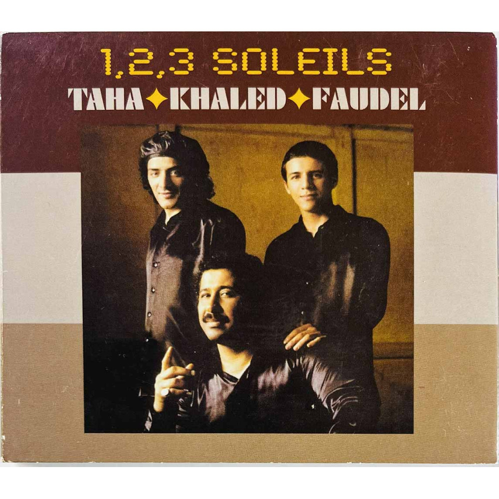 Taha Khaled Faudel CD 1, 2, 3 Soleils  kansi EX levy VG+ Käytetty CD