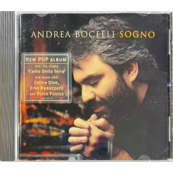 Bocelli Andrea CD Sogno  kansi EX levy VG+ Käytetty CD