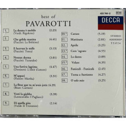Pavarotti Luciano 1991 433 746-2 Best of Pavarotti CD Begagnat