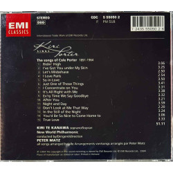 Kiri Te Kanawa CD Sings Porter  kansi VG+ levy EX Käytetty CD