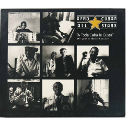 Afro-Cuban All Stars CD A Toda Cuba Le Gusta  kansi EX- levy VG+ Käytetty CD