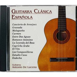 Antonio De Lucena CD Guitarra Clasica Espanola  kansi EX levy EX Käytetty CD