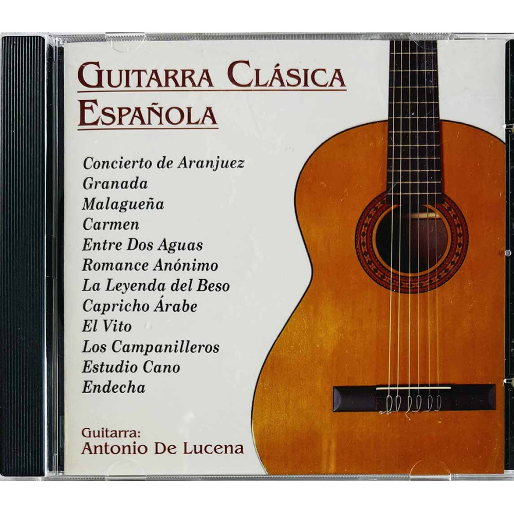 Antonio De Lucena CD Guitarra Clasica Espanola  kansi EX levy EX Käytetty CD