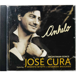 Cura Jose CD Anhelo Argentinian Songs  kansi EX levy EX Käytetty CD