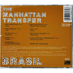 Manhattan Transfer CD Brasil  kansi EX levy EX Käytetty CD
