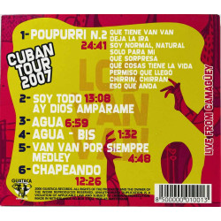 Los Van Van CD Cuban tour 2007, live from Camaguey  kansi EX levy EX- Käytetty CD