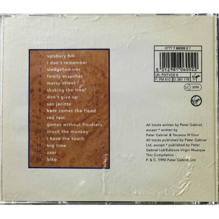 Gabriel Peter Shaking the tree: Sixteen golden greats - käytetty CD