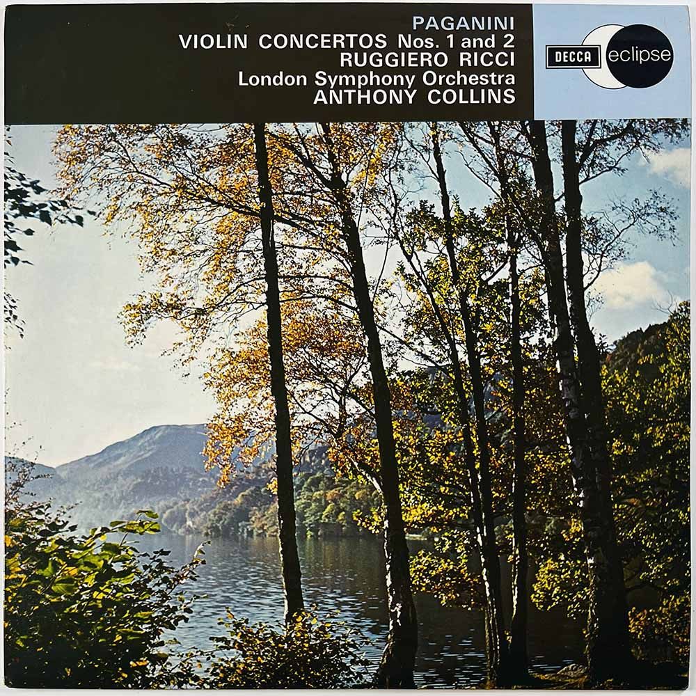 Paganini - London Symphony Orchestra 1955 ECS 654 Violin concertos Nos. 1 and 2 Begagnat LP